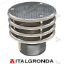 Terminale Fumaiolo Eurostar con Alette Inox 316L per Sistemi Monoparete Ø 100mm