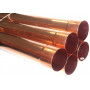 Tubo pluviale Elettrosaldato in Rame spessore 0,6mm, Ø60 da Metri 1,0