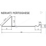 FERMANEVE NERVATO IN RAME 15/10 PER PORTOGHESI