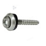 VITE in ACCIAIO INOX A2 Ø5,0x45mm con rondella Guarnita Ø18mm