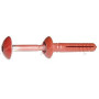 TASSELLO A COLPO ROSSO SIENA Ø6X40 TESTA LARGA