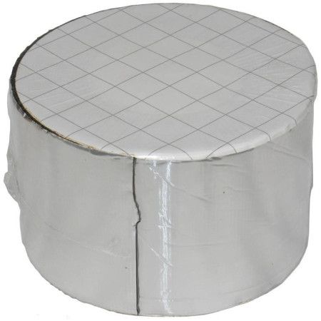 NASTRO BUTILICO C/LAMINA ALLUMINIO Naturale cm10 scampolo