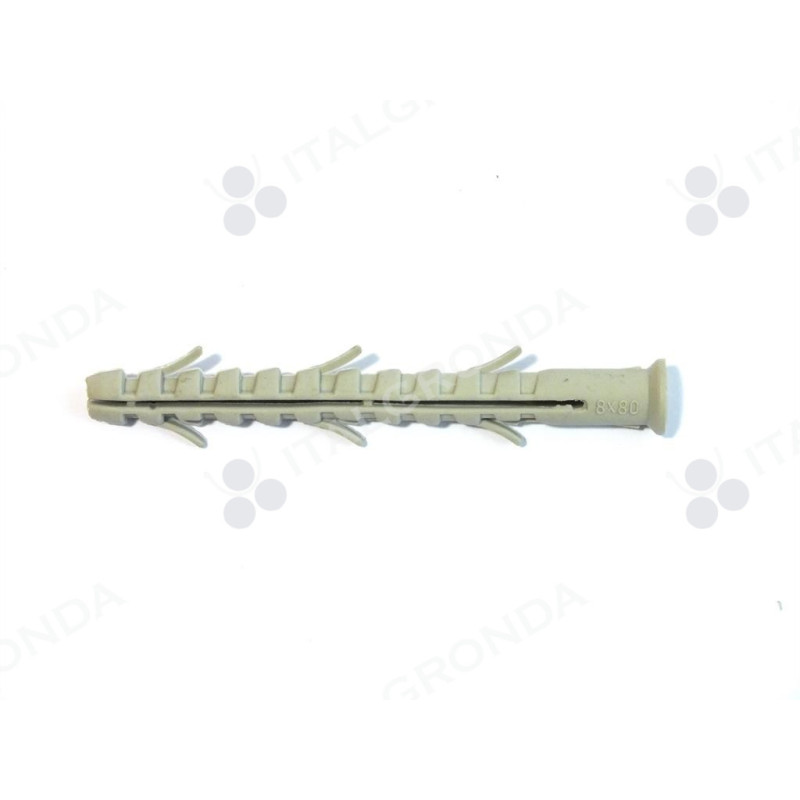 200 Tasselli Nylon Con Bordo Piatto 6x60 Mm - Per Cartongesso E Lavori Fai Da Te