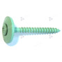 VITE INOX A2 Ø4,5x45 con rondella Guarnita Ø20 Color VERDE ROOF (RAME OSSIDATO)