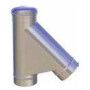 RACCORDO A BRACA 135° INOX AISI 316 Polymax Acciai-RACCORDO A BRACA a 135° IN ACCIAIO INOX AISI 316 PER MODULO MONOPARETEØ80-100