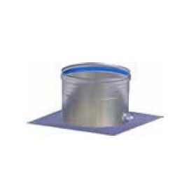 BASE DI PARTENZA INOX 316 C/SCARICO Polymax Acciai-BASE DI PARTENZA IN ACCIAIO INOX AISI 316 C/SCARICO PER MODULO MONOPARETEØ80-