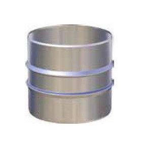 DOPPIO BICCHIERE MASCHIO INOX 316 Polymax Acciai-DOPPIO BICCHIERE MASCHIO IN ACCIAIO INOX AISI 316 PER MODULO MONOPARETEØ80-100-