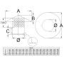 CAPPELLO CINESE A STRINGERE LAM. TDM ANTIVOLATILE ITALGRONDA-CAPPELLO CINESE LAMIERA TESTA DI MORO ANTIVOLATILE A STRINGEREImboc