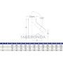 RACCORDO A BRACA 135° INOX AISI 316 Polymax Acciai-RACCORDO A BRACA a 135° IN ACCIAIO INOX AISI 316 PER MODULO MONOPARETEØ80-100
