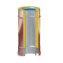 TUBO COIBENTATO FUMI ESTERNO RAME INTERNO INOX 316 DA CM100 Ø80-100-130-150-180-200-250-300-350 mm 