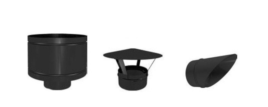 Cappelli e Terminali per tubi a pellet Nerino MP