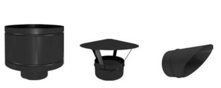 Cappelli e Terminali per tubi a pellet Nerino MP