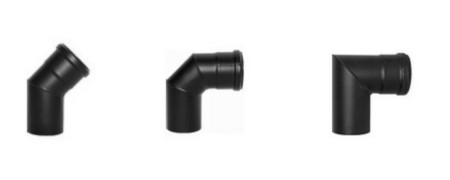 Curve e Gomiti per stufe e caldaie a Pellet