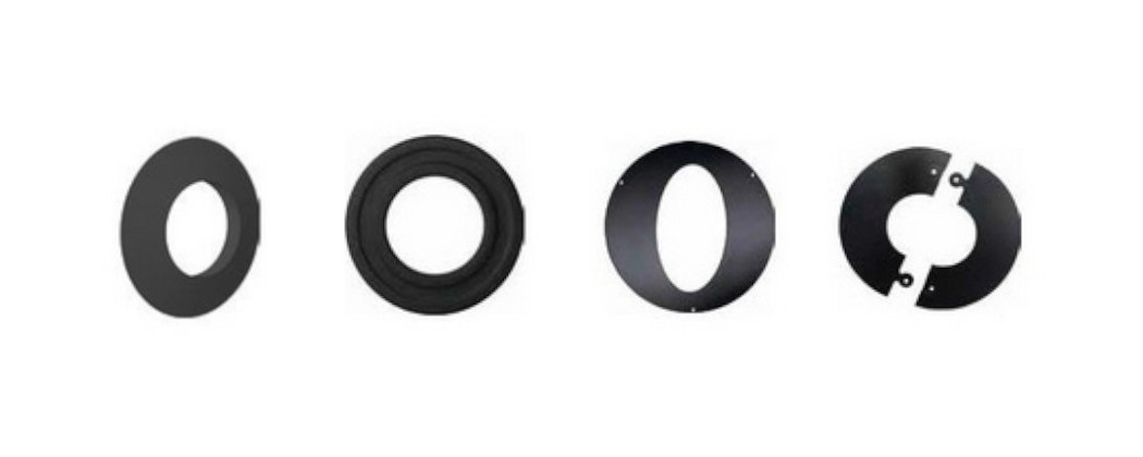 Rosoni ornamentali per canne fumarie a pellet