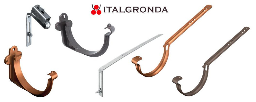 Staffe per Gronda in PVC