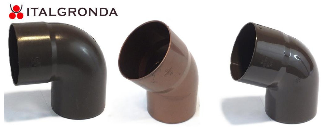Gomiti o Curve o curve in PVC per tubi Pluviali