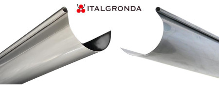 GRONDA SEMITONDA ACCIAIO INOX AISI 304 2B