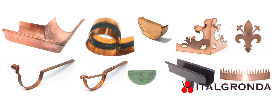 Accessori Per Canali, Profili standard e d'abbellimento di lattoneria