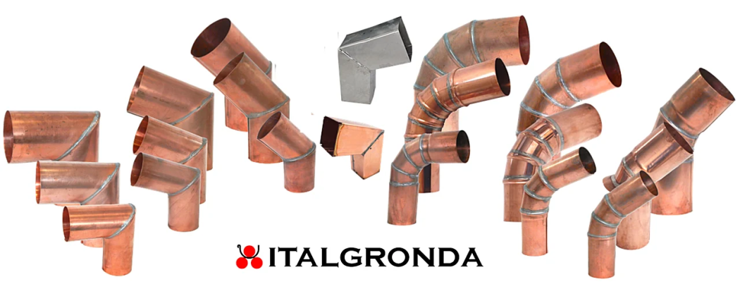 Gomiti per pluviali a spigolo vivo e a settore | Italgronda