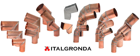 Gomiti per pluviali a spigolo vivo e a settore | Italgronda