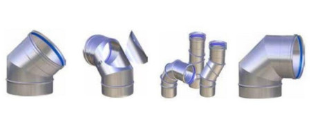 Gomiti standard e speciali per Eurostar Monoparete inox MP