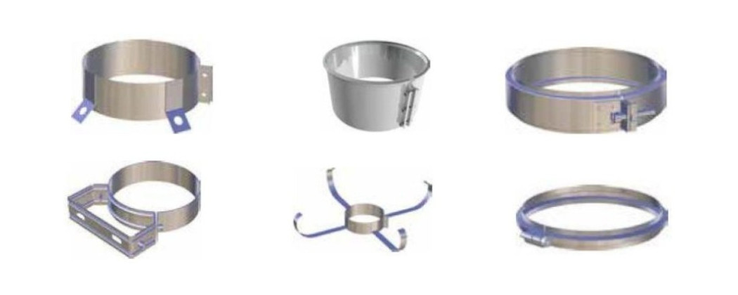 Staffe, Fermatubo Fascette e Collar per Monoparete Eurostar MP