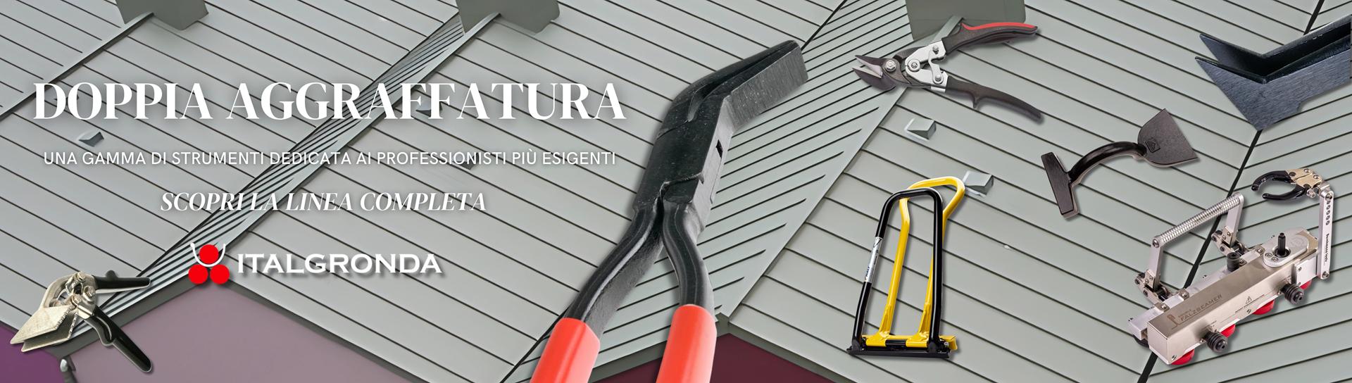 Attrezzi per doppia aggraffatura Attrezzi per doppia aggraffatura